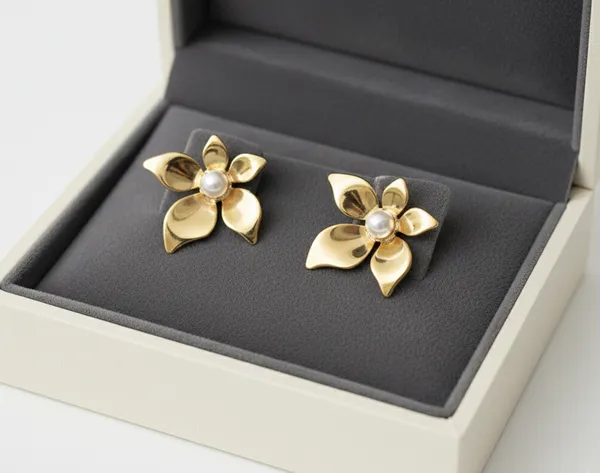 Gold_Floral_Pearl_Earrings_For_Women